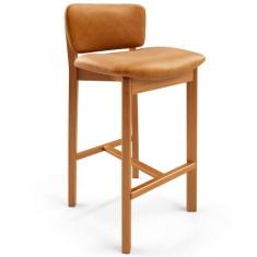 Banqueta Alta Para Cozinha Sala de Jantar Bar Dara L02 material sintét