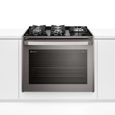 Fogão de Embutir Electrolux de 05 Bocas Experience com Mesa Vidro e Grill Cinza - FE5EG