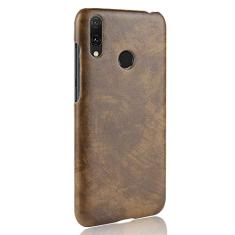 Capa para Huawei Enjoy 9 Plus, capa para celular Rugged Shield 360° Proteja seu telefone Capa de couro granulado para Huawei Enjoy 9 Plus