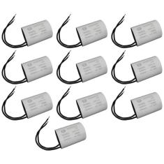 10 Capacitor de Partida 12uf 250vac Motor Portão Eletrônico Ppa Rossi 