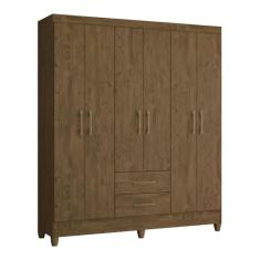 Guarda Roupa Solteiro Panamá Castanho Moval