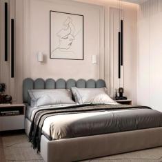 Kit Cabeceiras Adesivas de Cama Nuvem Box Casal King Estofada Cerquinh