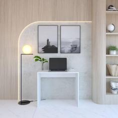 Escrivaninha Sem Gavetas Tales branco