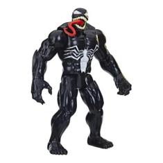 Boneco Marvel Titan Hero Venom Spider Man - Hasbro, Preto e Branco