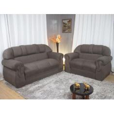 Sofá 2 e 3 Lugares Marrom 603 Corsa - Alpoim