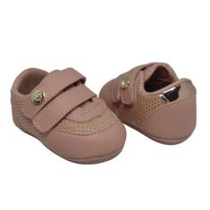 Sapatinhos Bebe Tenis Infantil Feminino Luxo Batizado Menina Manozinho