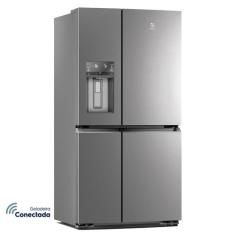 Refrigerador French Door Electrolux de 04 Portas Frost Free com 585 Litros FlexiSpace Inox - DQ90X