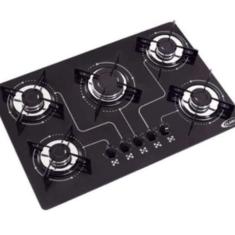 Fogão A Gás Cooktop 5 Bocas Bivolt