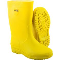 Bota Amarela Pvc Com Forro 36/37 Vonder