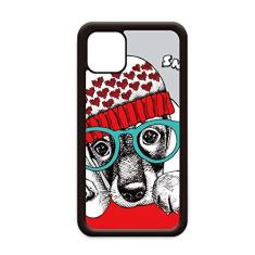 Roupas de cachorro lindas ilustração em aquarela para iPhone 12 Pro Max capa para Apple Mini Mobile Case Shell