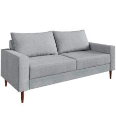 Sofá Ascona 2 Braços 2 Assentos Sofá Go - Cinza