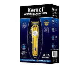 Máquina Kemei De Corta Cabelo Recarregável Km 1984