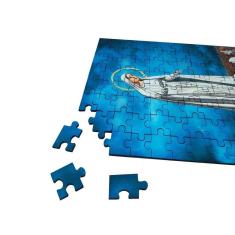 Quebra-cabeça MDF N. Senhora de Fátima 120 peças 32,2x21,6cm