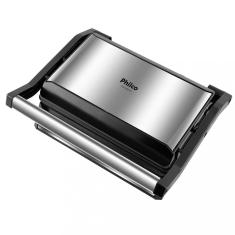 Grill e Sanduicheira Philco PGR21PI 2 em 1 - Preto/Inox