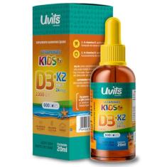 Vitamina D3 + K2 Kids 20ml 600 Doses - Uvits