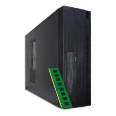 Computador Pc Slim Cpu Branco Intel I3 4gb Ram Ssd 120gb Nf - PRIME SH