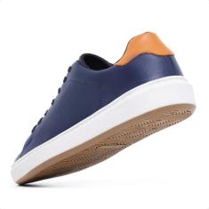 Tênis Moderno Confort Homem Estiloso Macio Leve em Couro Legitimo - Vw