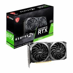 Placa de Vídeo RTX 3060 Ventus 2X MSI NVIDIA GeForce,  12GB GDDR6, DLS