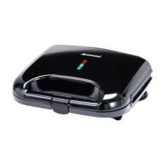 Sanduicheira e Grill Amvox AMS 370 Black 750W Led ON/OFF 220V, Preto, 