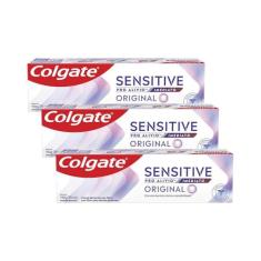 Kit C/ 3 Cremes Dentais Colgate Sensitive Pro-alívio 110g