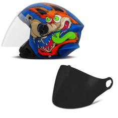 Capacete Moto Aberto Pro Tork New Liberty 3 Coyote Brilhante + Viseira