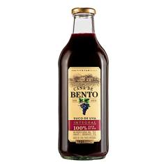 Suco de Uva Natural Tinto Vidro Integral Casa de Bento 1L