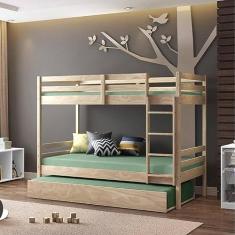 Treliche Teen Play em Madeira Maciça Casatema Natural