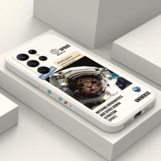 Bonito dos desenhos animados espaço astronauta caso de telefone para samsung a54 casos galaxy a14 a34 a13 a33 a53 a32 a52 s23 ultra s22 plus s21 fe capa, 10, para a14