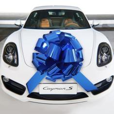 1 laço grande para presente, arco gigante para carro, arco gigante de 55,88 cm adequado para grandes laços de presente, arcos de carro, Natal, eletrodomésticos, bicicletas, carrinhos de brinquedo