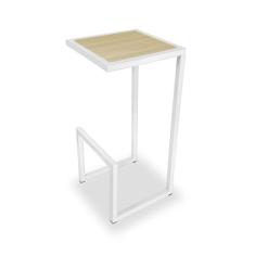 Banqueta Banco Alto Rochester Cozinha Área Gourmet Branco e Jade - Gen