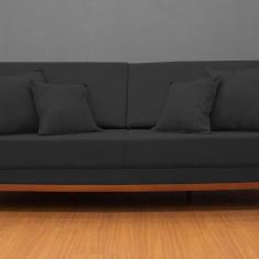 Sofá Fixo Living Barcelona com 200 cm Preto