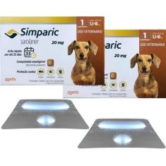 2 Simparic 5 a 10 Kg 20 Mg 1 Comprimido Mastigável Palatável Zoetis