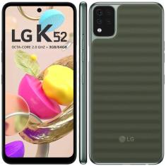 Smartphone Lg K52 64Gb Verde 4G Octa-Core 3Gb Ram Tela 6,59 Câm. Quádr