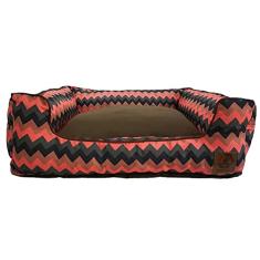 Cama Para Cachorro Mabuu Pet - Chevron Rosa - G