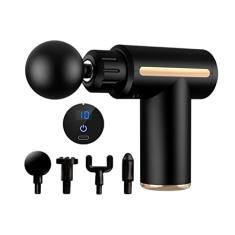 Massageador Elétrico Pistola Portátil Profissional Muscular Corporal Fisioterapia Drenagem Linfática