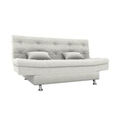 Sofá-Cama Salomão 3 Lugares Confortável Bouclé P/ Sala De TV - RS Deco