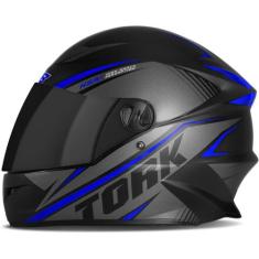 Capacete Fechado Motociclista R8 Viseira Fumê Esportivo Pro Tork Origi