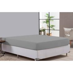 Lençol Para Hotel Clinica Hospedaria Cama Casal Queen Cinza