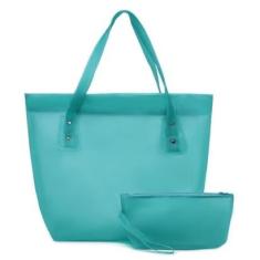 Bolsa Sacola De Praia Piscina Impermeável Com Necessaire-Feminino