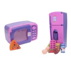 Kit Infantil Forma Fue Geladeira Fogão Microondas Panela 31P