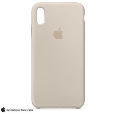 Capa para iPhone XS Max de Silicone Cinza Pedra - Apple - MRWJ2ZM/A