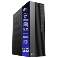Computador Tob Slim Compacto 4ª Geração Intel Core I7 Ssd 480gb Memória 8gb Windows 10 Trial Desktop Pc Cpu