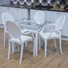 Conjunto 4 Cadeiras Wind Plus Uz Kappesberg Branco