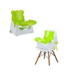 Cadeira Booster Alimentação Ursinho Baby Style Cor:Verde
