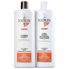 Kit Nioxin Hair System 4 Shampoo + Condicionador 1000ml
