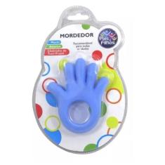 Mordedor Macio Mãozinha Azul Pais E Filhos 4+ Meses