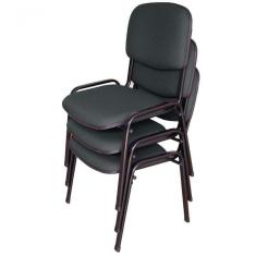 03 Cadeiras Para Auditórios Linha Hotel Auditório Cinza