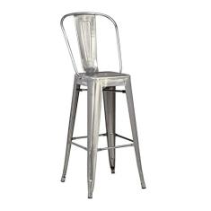 BANQUETA IRON COM ENCOSTO ALTO