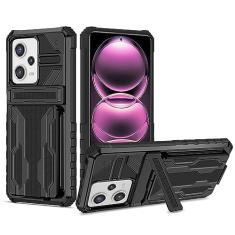 Zoeirc Capa para Redmi Note 12 Pro 5G Capa/Note 12 Pro speed/Poco X5 Pro 5G Capa carteira com suporte para cartão destacável, capa protetora resistente à prova de choque para Xiaomi Redmi Note 12 Pro