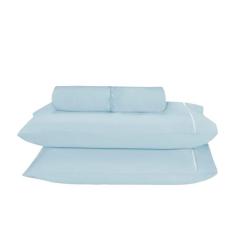 Lencol Ponto Palito Super King 3 pç Microfibra Premium 170 Fios Roupa 